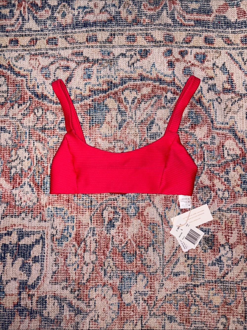 L*Space Jess Bikini Top SZ L NWT